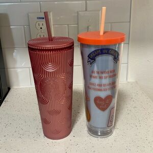 2 NWT STARBUCKS TUMBLERS